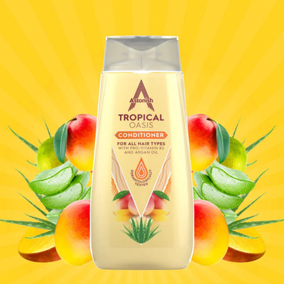 Astonish Tropical Conditioner with Argan Oil, 375Ml