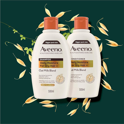 Aveeno Haircare Clarify and Shine Apple Cider Vinegar Blend Shampoo, 500Ml