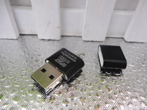 MICRO SD Memory Card Reader Black SDXC TF Mini USB 2.0 Super High Speed Adapter