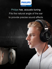 SHP9500 Headphone Hifi Stereo Wired Earphone Computer Online Learning Earbuds Esports Game 3.5Mm 6.3Mm Universal Headset