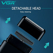 Electric Clean Shaver Portable Mini Shaving Machine USB Charge Beard Trimmer for Men V 390