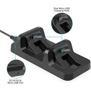 Gamepad Dual Charger Dock Stand for PS4 Controller Wireless Handle Fast Charging Station Holder for PS4 Game Accessories