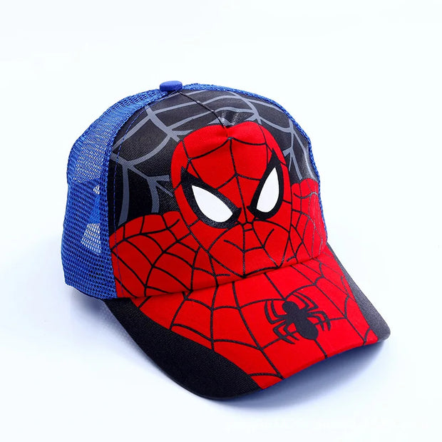 Hottoys Spiderman Baseball Cap Superhero Peripheral Boys Girls Hats Cosplay Props Sunhat Childrens Gift Fashion Accessory 3-7Y