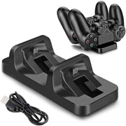 Gamepad Dual Charger Dock Stand for PS4 Controller Wireless Handle Fast Charging Station Holder for PS4 Game Accessories