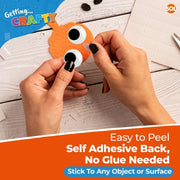 10-50 Large Self Adhesive Googly Eyes 40Mm Stick on Sticky Wobbly Wiggly Craft