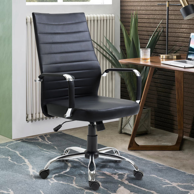 Massage Office Chair Gaming Computer Desk Swivel Recliner Chair Leather Footrest