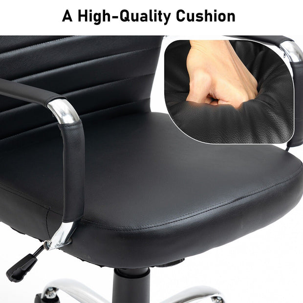 Massage Office Chair Gaming Computer Desk Swivel Recliner Chair Leather Footrest