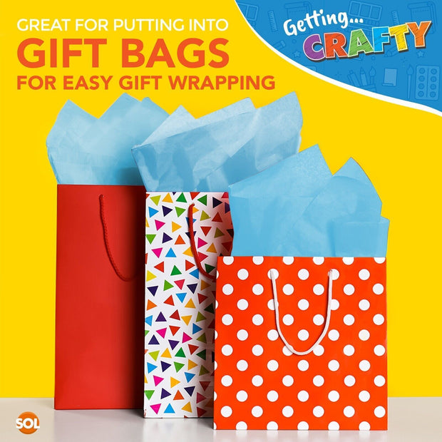 20-500 Coloured Tissue Paper Sheets Assorted Large Quality Gift Wrapping 50X66Cm