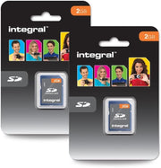 Integral 2GB SD (Secure Digital) Memory Card Legacy Device Compatible - Cameras, MP3 Players, Camcorders and More