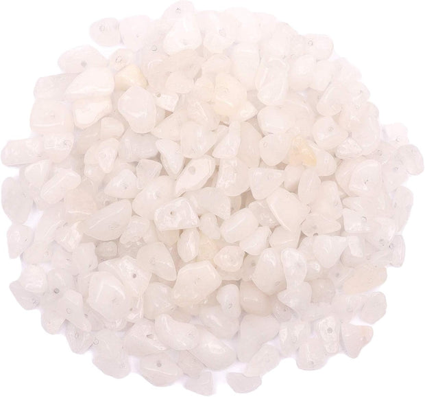 500Pcs 7 Chakra Crystal Chips, 5-8Mm Gemstone Beads, Irregular Natural Crystal Beads for Jewellery Making, Drilled Tumbled Chips for Bracelet Making