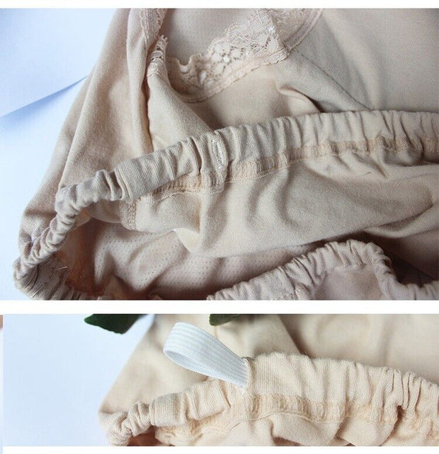 Women Ladies Cotton INCONTINENCE Pants WASHABLE with PAD Briefs Knickers UK