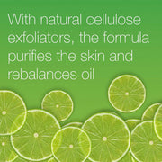 Neutrogena Oil Balancing Face Scrub (1X 150Ml), Purifying and Mattifying Daily Exfoliator with Lime and Aloe Vera, Oil-Free Face Scrub Developed to Rebalance Oily Skin