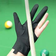 Full-Finger Billiard Gloves Non-Slip Billiard Training Gloves Left/Right Hand Three Finger Snooker Elasticity Sports Accessories