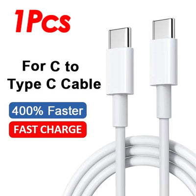 3Pcs PD 100W 10A Type C Cables USB C to USB Type C Quick Charging for Samsung Huawei Data Cord for Iphone 15 plus Pro Max Typec