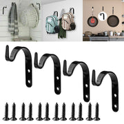 Over the Door 8 Hooks Bathroom Organizer Rack Clothes Coat Hat Towel Hanger