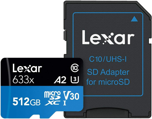 Lexar 633X 64GB Micro SD Card, Microsdxc UHS-I Card W/O SD Adapter, Microsd Memory Card up to 100Mb/S Read, A1, Class 10, U3, V30, TF Card for Smartphones/Tablets/Ip Cameras (LMS0633064G-BNNAA)