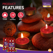 30Pk Scented Tea Lights Candles | Various Perfumes 4 Hour Burn Night T Tealights