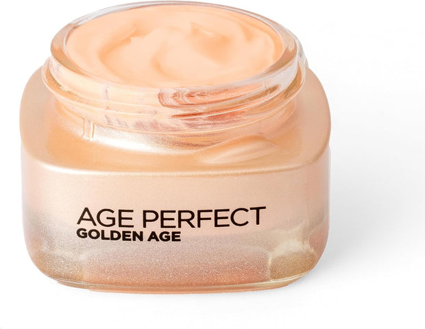 L’Oréal Paris Age Perfect Golden Age Rosy Radiant Eye Cream 50+, Target Dark Circles, Eye Contour Intensely Hydrated, Moisturised and Revitalised, Peony Native Cells, Calcium and Vitamin B3, 15Ml