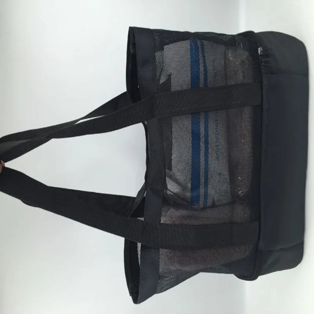 New Thermal Insulation Bag Handheld Lunch Bag Useful Shoulder Bag Cooler Picnic Bag Mesh Beach Tote Bag Food Drink Storage