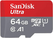 Sandisk 32GB Ultra Microsdhc Card + SD Adapter up to 120 Mb/S with A1 App Performance UHS-I Class 10 U1
