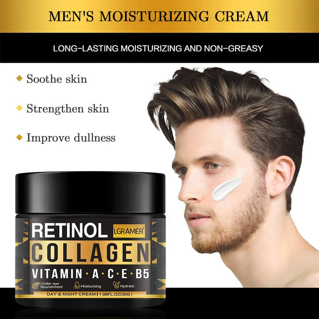 Collagen & Retinol Cream anti Aging Whitening Cream Face Moisturizer anti Wrinkle Day & Night Retinol Moisturizer Face Cream