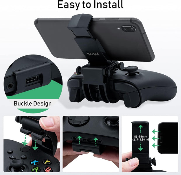 Mcbazel Xbox Series Mobile Gaming Clip,Adjustable Phone Game Holder Mount Clamp for Xbox Series X/Series S Wireless Controllers