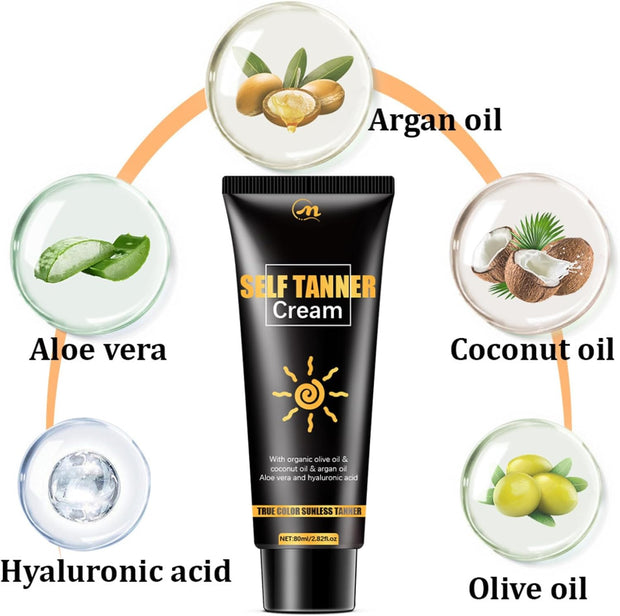 Tan Enhancers & Accelerators - Tanning Accelerator - Tanning Cream for Outdoor Sun and Sunbeds - Sunbed Tanning Accelerator for Women - Achieve a Natural Tan Skin