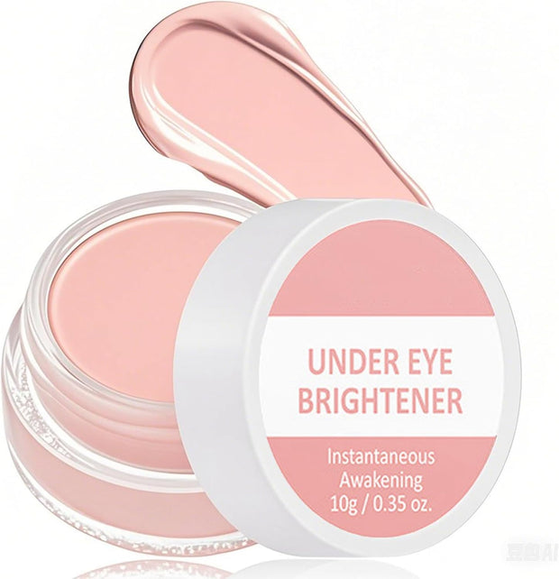 Under Eye Brightener - Instant anti Age Eraser Eye Concealer - Colour-Correcting Eye Brightener & Primer - Dark Circles and Blemish Concealer, Korean Makeup, Instant Results (Pink)