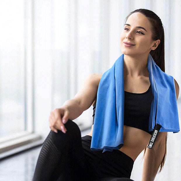 Microfibre Towel Compact Fast Drying Travel Sports Gym Beach Camping Swimming
