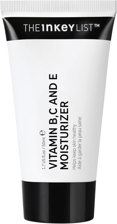 The INKEY List Vitamin B, C and E Moisturiser 50Ml, Lightweight Moisturising Face Cream, AM/PM Skincare, Vegan Friendly, Suitable for All Skin Types