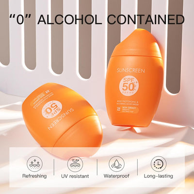 Spf 50 Face Moisturiser - Face Sun Cream - Suncream Factor 50 for Face and Body - Face Sunscreen for against Sun Rays - Factor 50 Face Cream Moisturizing Fresh Not Greasy & Water Resistant