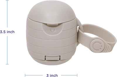 On-The-Go Dual Soother Pod, Keep'S Baby'S Binkies Clean and Accessible, Portable for Travel, Nappy Bag Accessory Must Have for Newborns, Taupe