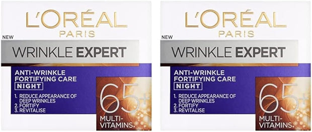 L'Oreal Wrinkle Expert Fortifying Skin Care for 65 plus Years, 50Ml