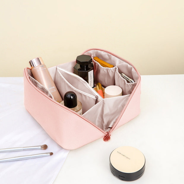 Large Capacity Toiletry Cosmetic Vanity Storage Pouch Travel Make-Up Cases & Bag
