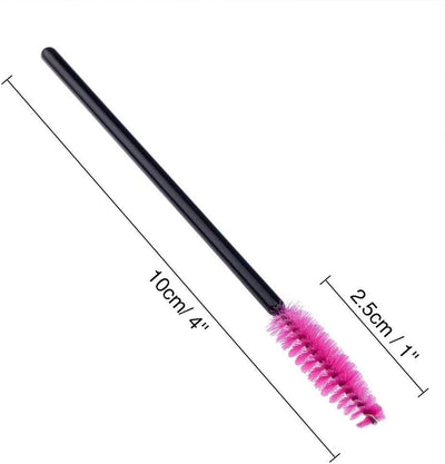 Disposable Eyelash Brush Mascara Brushes Makeup Brushes Cosmetic Tool Pack of 100, Green