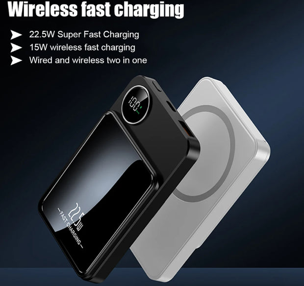 Magnetic Power Bank Battery Pack Super Fast Wireless Charger for Iphone 15/13/14