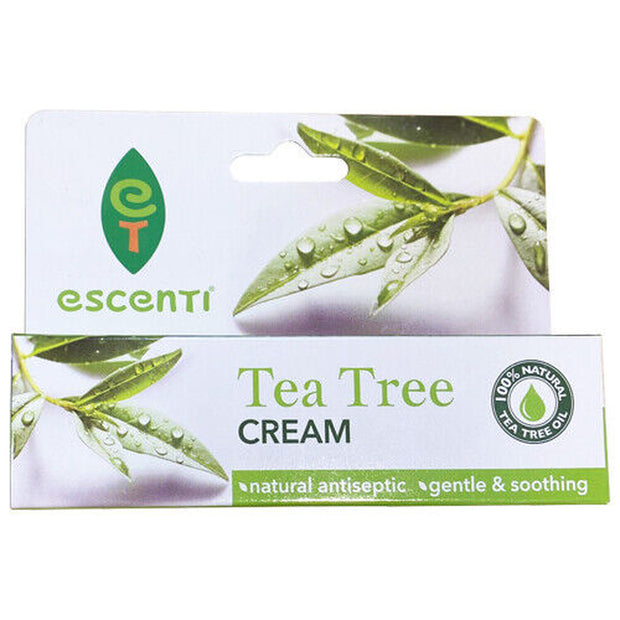 Tea Tree Cream 28G Escenti New Natural Antiseptic Gentle, Soothing Cream Tube
