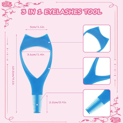 3 in 1 Mascara Shield Lash Buddy Makeup Cosmetic Eyelash Tool Eyelash, Tool Upper Lower Eye Lash Mascara Shield Guard for Lashes Natural Look Make up 3 Pack