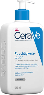 Cerave Moisturising Lotion, Face & Body, with 3 Essential Ceramides & Hyaluronic Acid, for Dry to Very Dry Skin