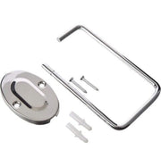 Toilet Roll Holder Loo Paper Wall Mounted Bathroom Screw Fit Stainless Steel