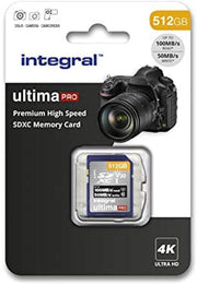 Integral 32GB SD Card 4K Ultra-Hd Video Premium High Speed Memory Card SDXC up to 100Mb/S SDXC V30 UHS-I U3 Class 10 SD Memory Card, Black
