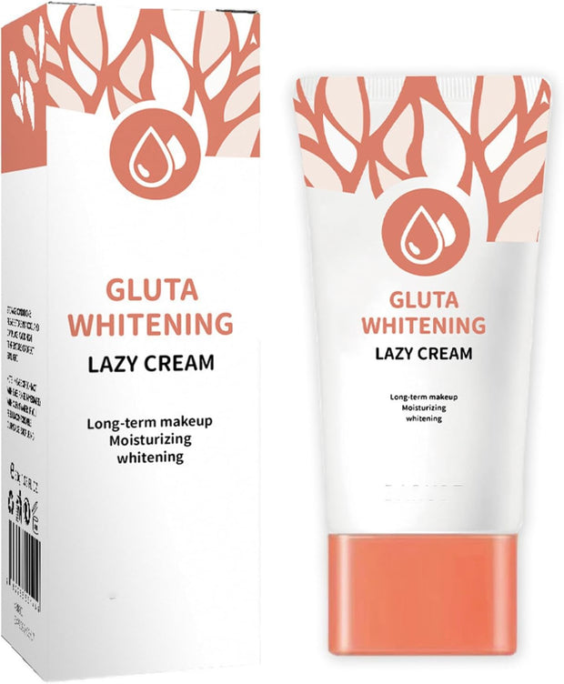 Lazy Brightening Face Cream - Moisturiser Face Women - Make up Primer for Women - Face Moisturisers - Skin Lightening Cream - Foundation Full Coverage & Moisturizing
