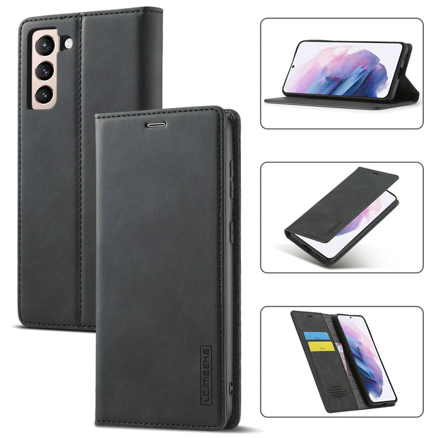 Leather Flip Case Wallet Cover for Samsung Galaxy A15 A55 A14 A34 A54 A12 A52S