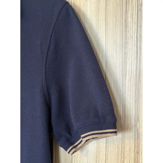 Brunello Cucinelli Men's Blue Polo Shirt | Medium Fit | Luxury Cotton