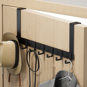 Heavy Duty Aluminium 7 Hook over Door Organiser Rack Coat Towel Robe Hanger