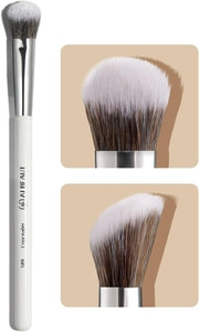 Albeaut Concealer Brush, Angled Brightening Concealer Makeup Brush under Eye Blending Brush Kitten Paw (189 Concealer)
