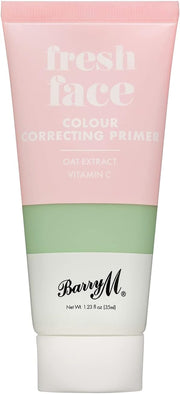 Barry M Fresh Face Colour Correcting Primer, Green, Balance Skin Tone and Reduce Redness