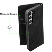 For Samsung Galaxy S22 S21 S20FE A12 A52 Leather Magnetic Flip Wallet Case Cover