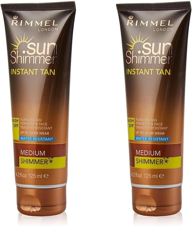 Rimmel Sunshimmer Water Resistant Instant Tan Wash off Matte - Medium