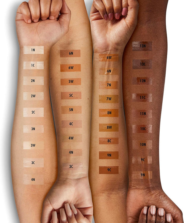 Sleek Makeup in Your Tone 24 Hour Foundation, Medium Buildable Coverage in 30 Shades, Semi-Matte Flawless Finish, 10N, 30Ml